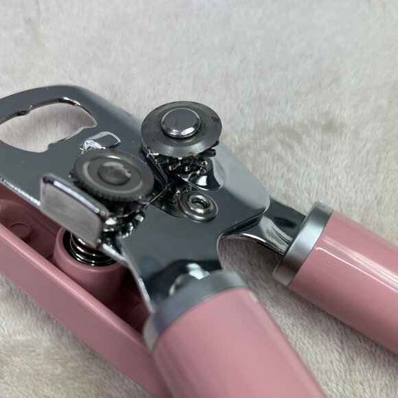 Kitchenaid Can Opener Pink Hand Crank Manual Working - Picture 5 of 5
